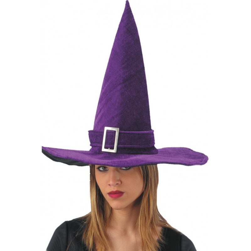 Čarodějnický klobouk fialový sameťák